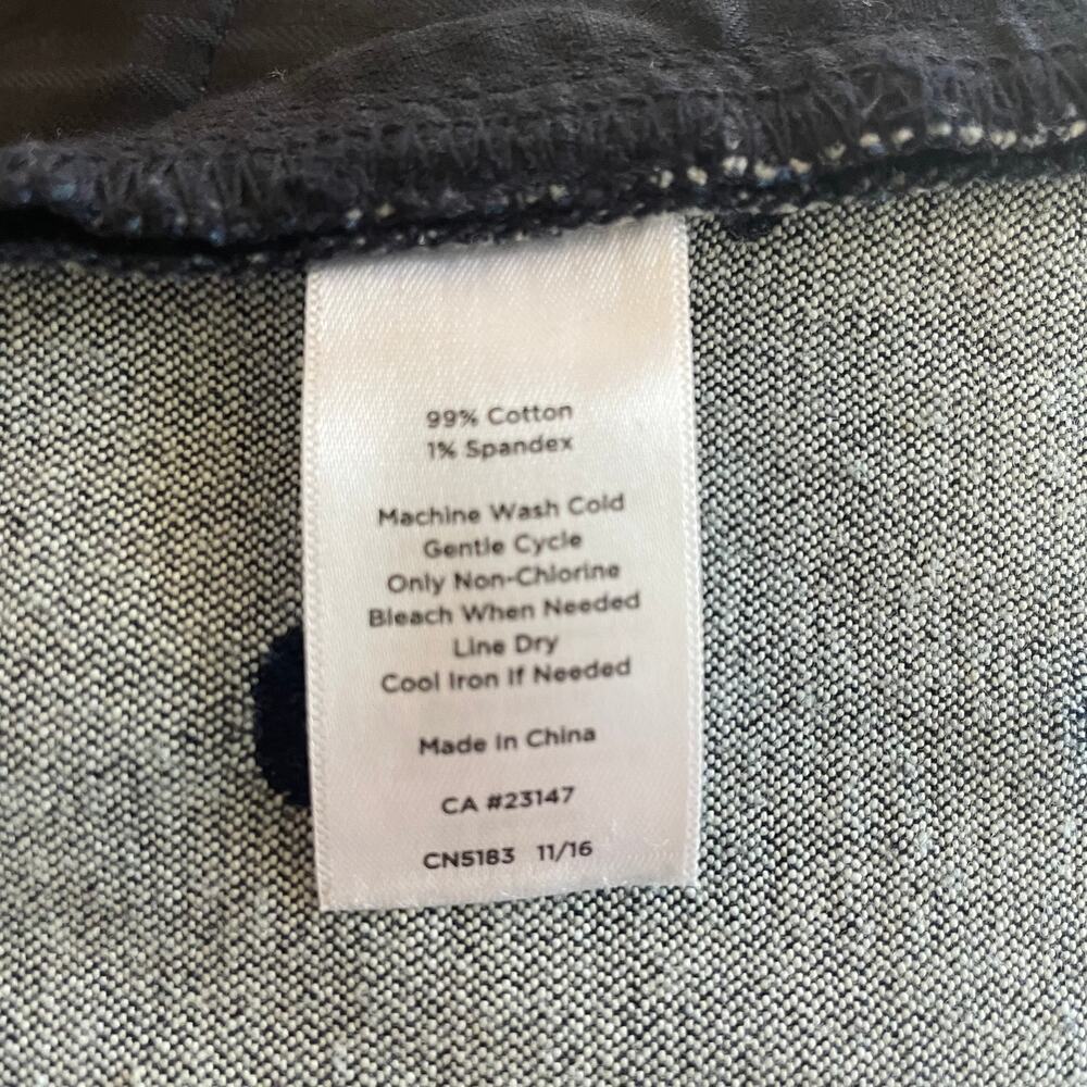 Talbots Polka Dot Denim Jean Skirt, Size 12WP - Picture 8 of 10